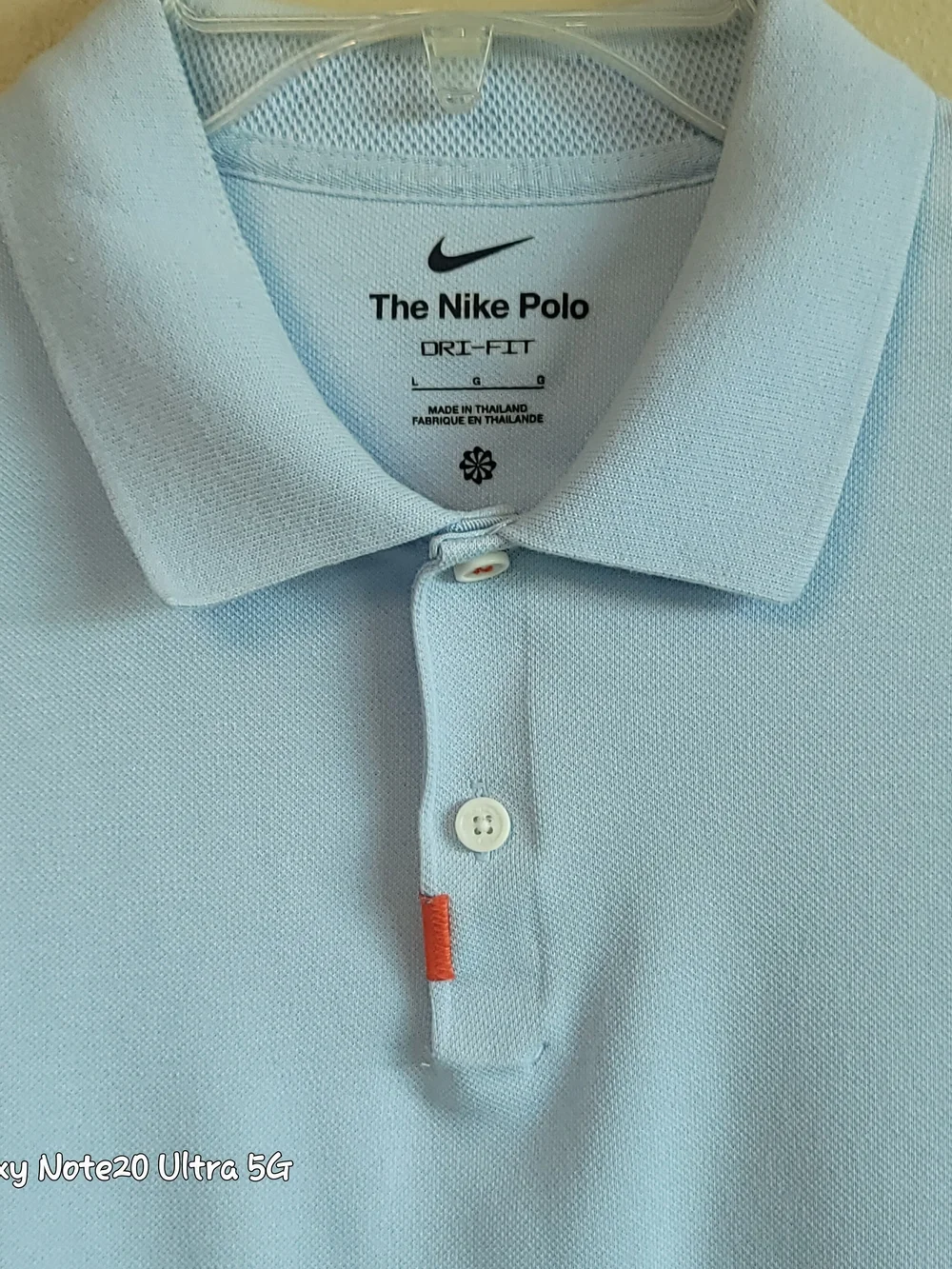 The Nike Polo Mens L Light Blue Dri-FIT Piqué Short Sleeve Golf Shirt DB3263-407